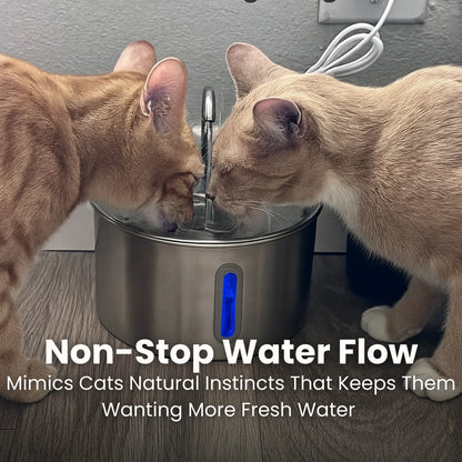 Purrfect Fountain™ Stainless Steel