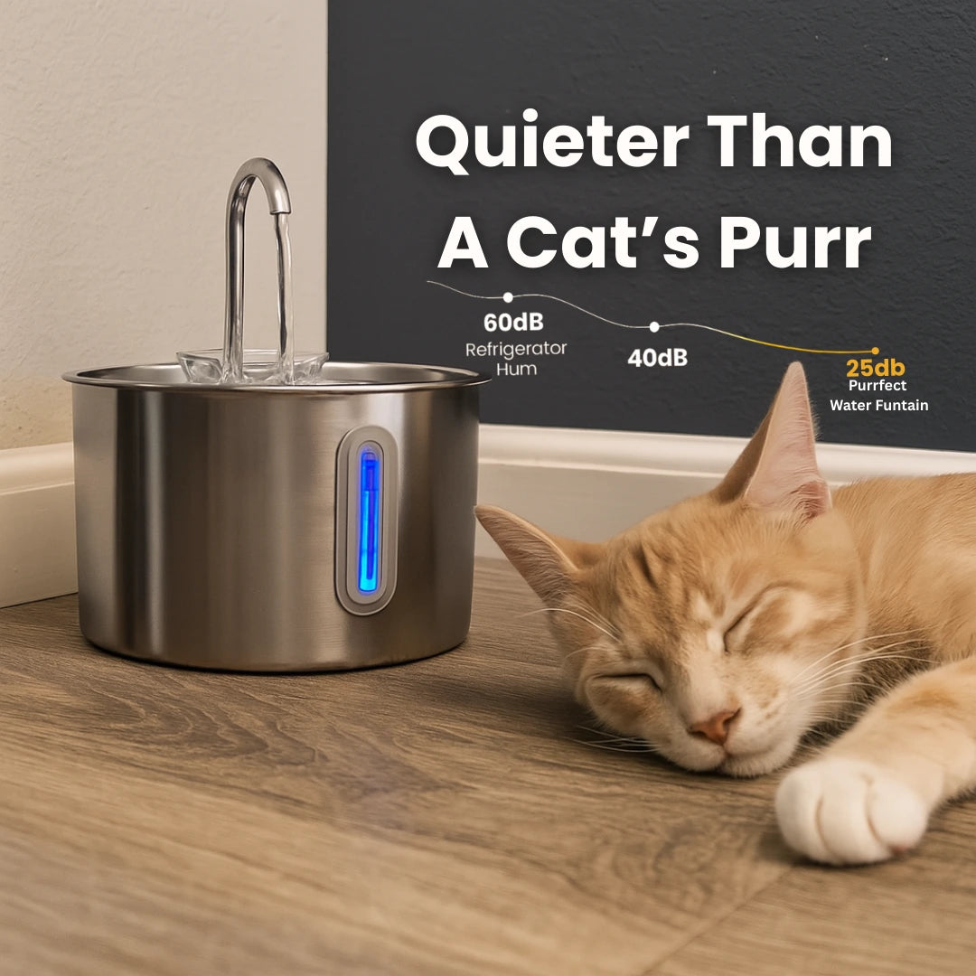 Purrfect Fountain™ Stainless Steel