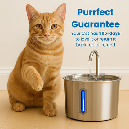 Purrfect Fountain™ Stainless Steel